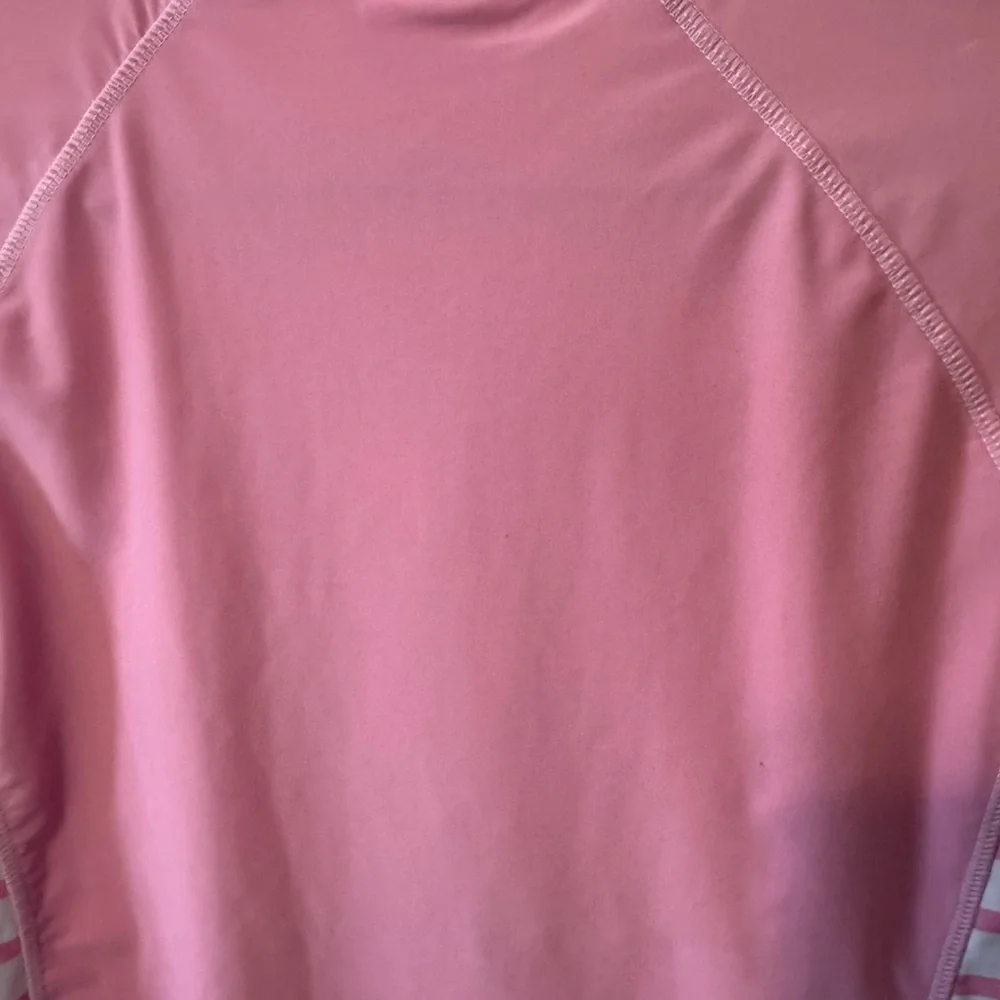 Snapper Rock Pink and White Rash Guard Size Kids 14